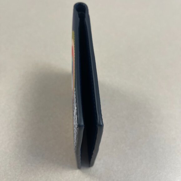 Salvatore Ferragamo Motif-Printed Bi-Fold Leather Wallet - Navy/Multi - NWOT - Picture 9 of 9